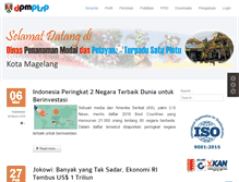 Tablet Screenshot of bp2t.magelangkota.go.id