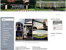 Tablet Screenshot of bappeda.magelangkota.go.id